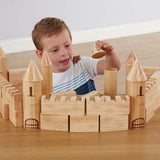 Wooden Castle Blocks 40pk
