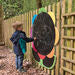 Giant Mark Making Chalkboard Daisy