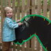 Giant Mark Making Chalkboard Caterpillar