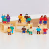 Wooden Small World Diversity Multicultural Family