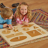 Wooden Giant Explorer Peg Puzzle Bo