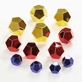 Colourful Metallic Boulders