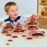 Bronze Mirrored Stacking Pebbles