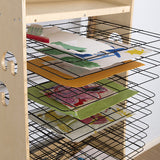 Easy Access Wooden Drying Rack and Art Station