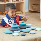 Wooden Stacking Pastel Pebbles