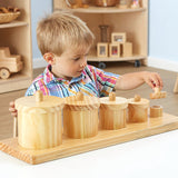 Wooden Toddler Sorting Pots