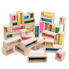 Rainbow Wooden Building Bricks 36pcs