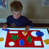 Lightbox Acrylic Shape Sorter Board