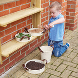 Natural Cream Tray & Bucket