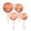 Rose Gold Measuring Cups 4pk