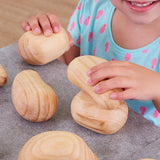 Tactiles Wooden Pebble Collection