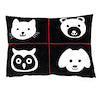 Giant Black & White Cushion