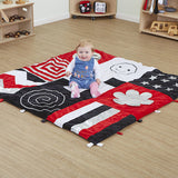 Giant Black & White Rug