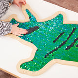Mark Making Sequin Giant Dinosaurs