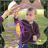Mark Making Mirror Leaves