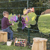 Mark Making Mirror Leaves