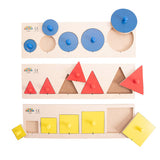 Size Sorting Peg Puzzles 3pk