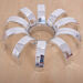 Metallic Silver Stacking Arches 12pk