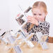 Metallic Silver Stacking Crosses 12pk