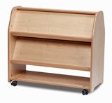 Mobile Double Sided Book Display