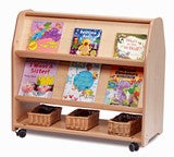 Mobile Double Sided Book Display
