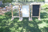Outdoor chalkboard Easel