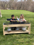 3 Bin Outdoor Sensory Table Made from North American Cedar